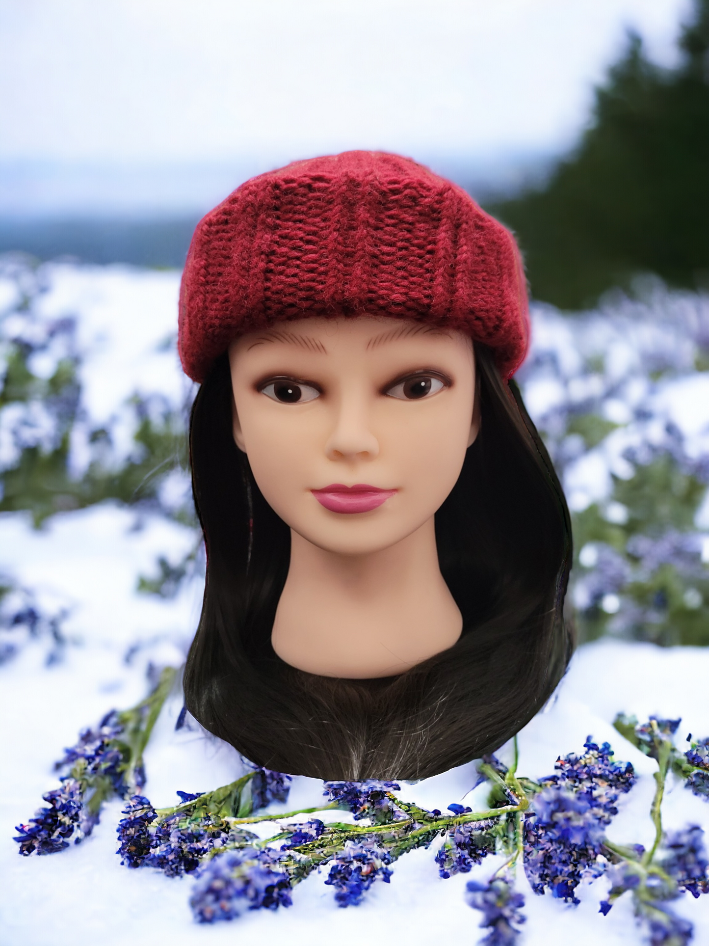 Burgundy Beanie